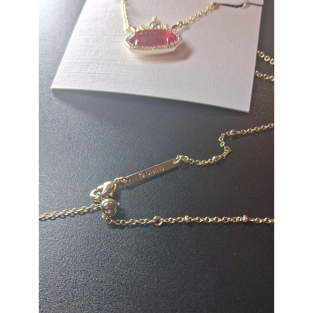 Kendra Scott Disney Elisa Princess Short Pendant Necklace Reversable Positive - Picture 4 of 4